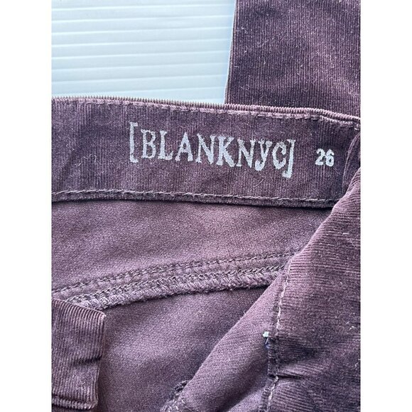 BLANKNYC Denim Womens Fine Wale Cord Spray on Skinny Jeans Size 26 $88 - Picture 5 of 9